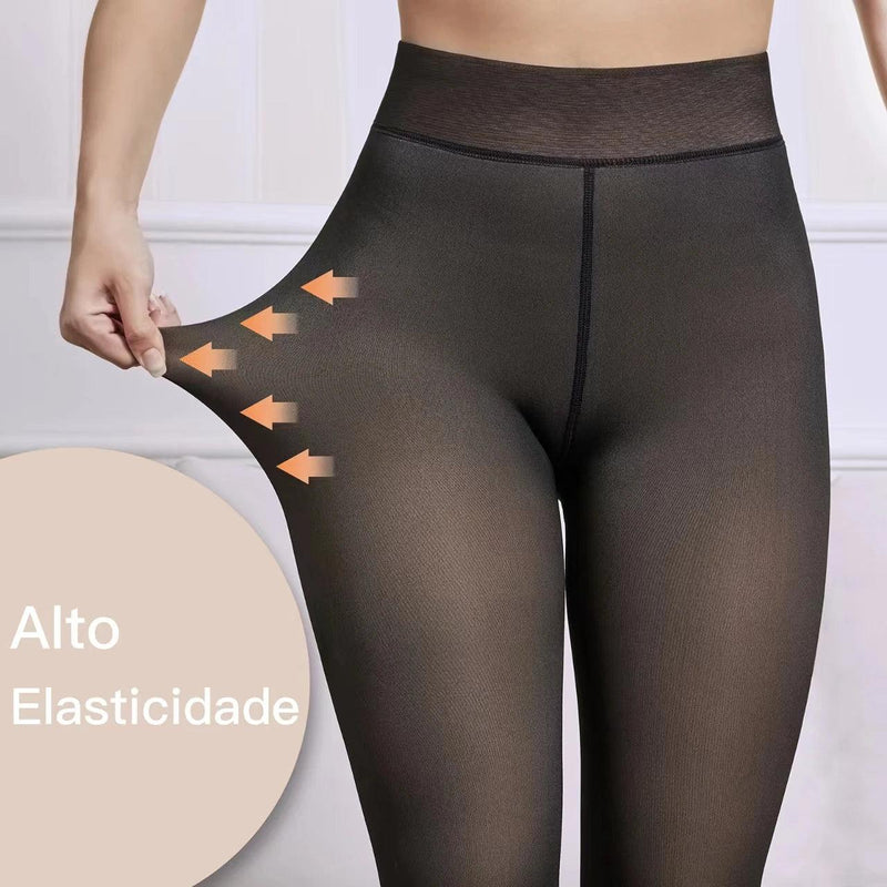 Meia Calça Térmica de Veludo