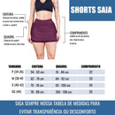 Short Saia Fitness Feminino
