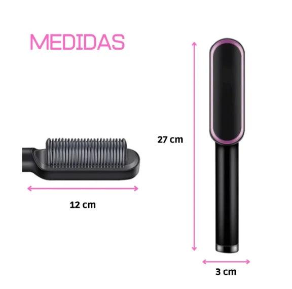 Escova De Cabelo Alisadora e Modeladora Elétrica FioPerfeito™