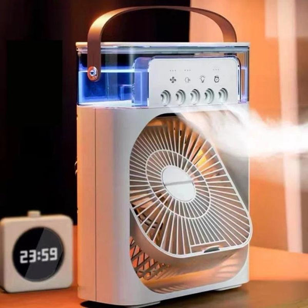 ClimaPro 3 em 1 - Ventilador, Umidificador e Climatizador de Ar Portátil