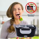 Lancheira Elétrica - Marmita Aquecedora de Alimentos com 2 Compartimentos