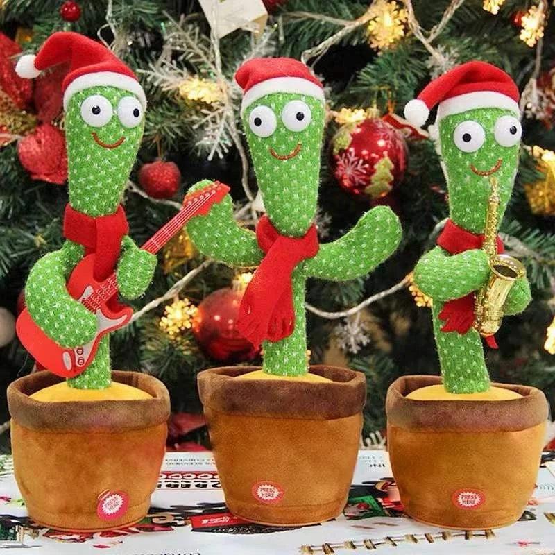 FunnyCactus - Cacto Dançante e Falante Interativo Recarregável
