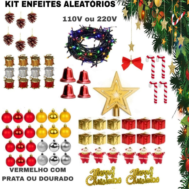 Árvore de Natal Decorada - ClassicPine Decor