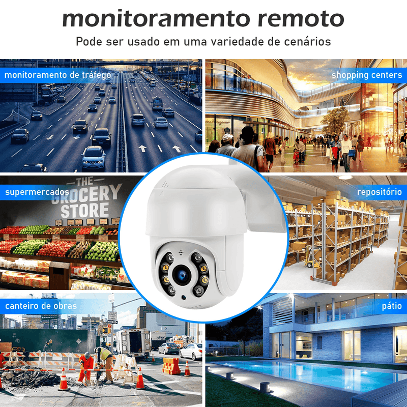 Câmera de Segurança IP Wifi Inteligente