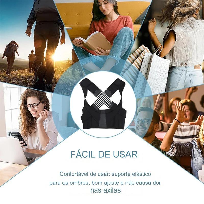 Corretor Postural Ajustável Unissex ErgoPosture™