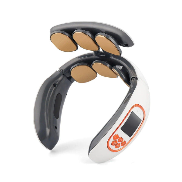 MassageMaster - Massageador de Pescoço e Cervical Inteligente com Compressa Quente