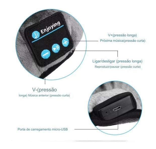 Máscara de Dormir Bluetooth - A solução para melhorar seu sono