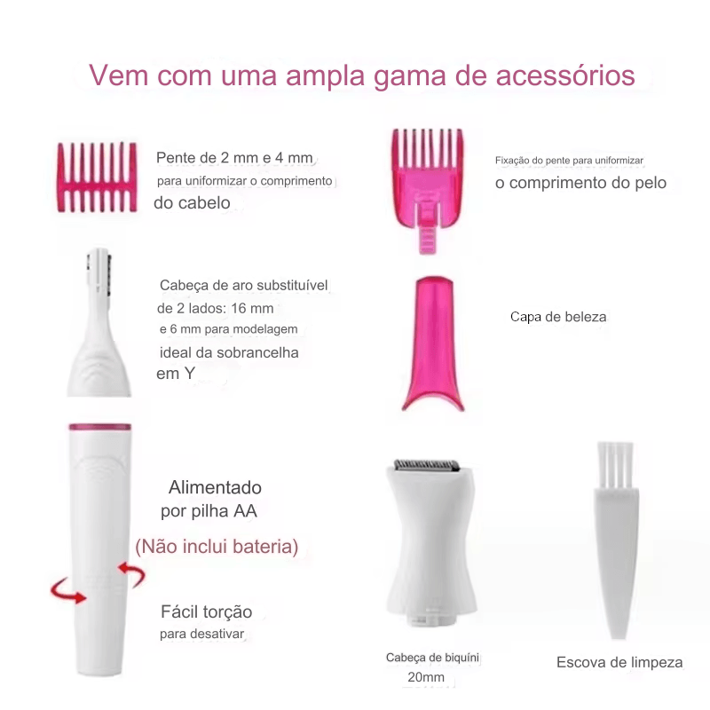 DepiMax - Depilador Multifuncional 5 em 1