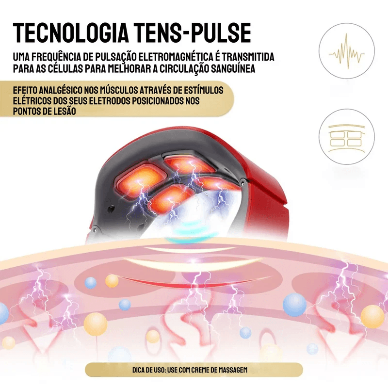 MassageMaster - Massageador de Pescoço e Cervical Inteligente com Compressa Quente