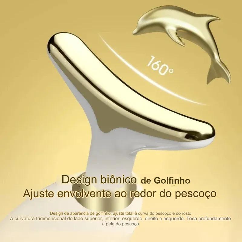 Massageador Facial Anti Rugas Rosto e Pescoço Rejuvenescimento