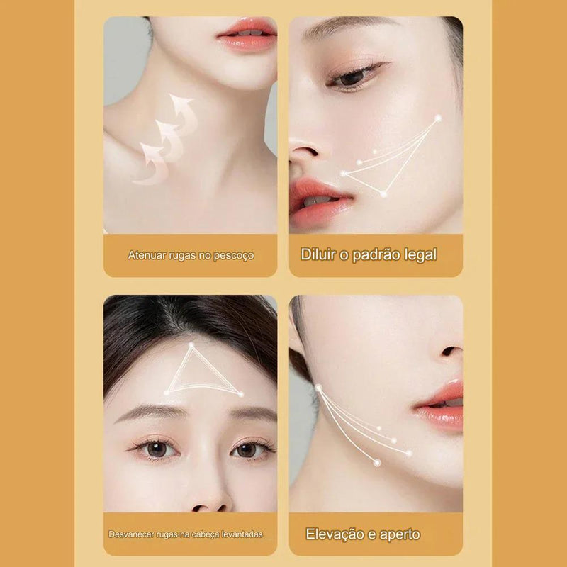 Massageador Facial Anti Rugas Rosto e Pescoço Rejuvenescimento