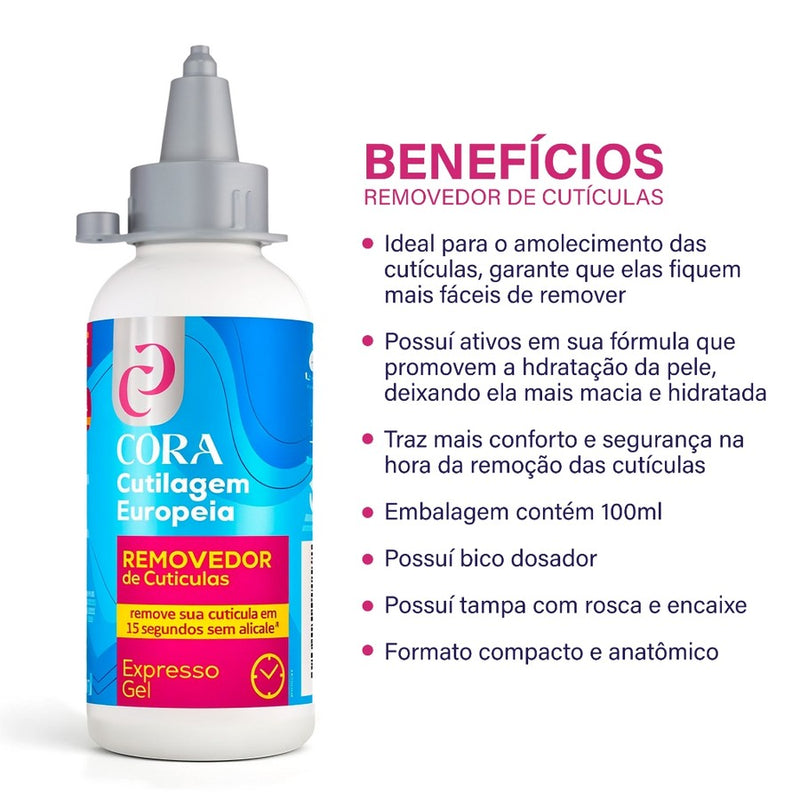 Gel Removedor de Cutículas em 15 segundos 100ml