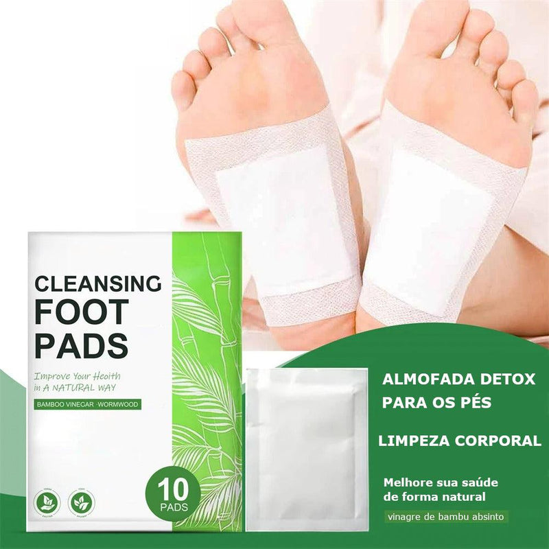 Detox Pads - Adesivo Detox Para os Pés Desintoxicação do Corpo