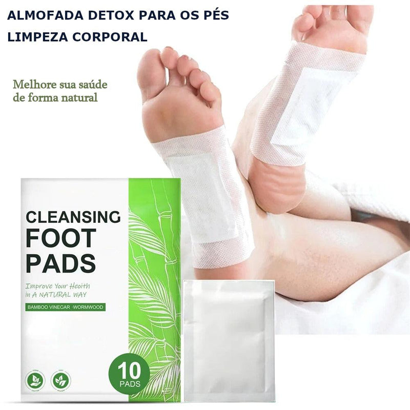 Detox Pads - Adesivo Detox Para os Pés Desintoxicação do Corpo