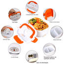 Lancheira Elétrica - Marmita Aquecedora de Alimentos com 2 Compartimentos