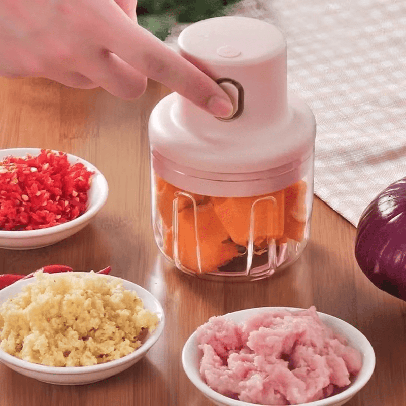 Mini Processador de Alimentos Elétrico Portátil MiniCorte™