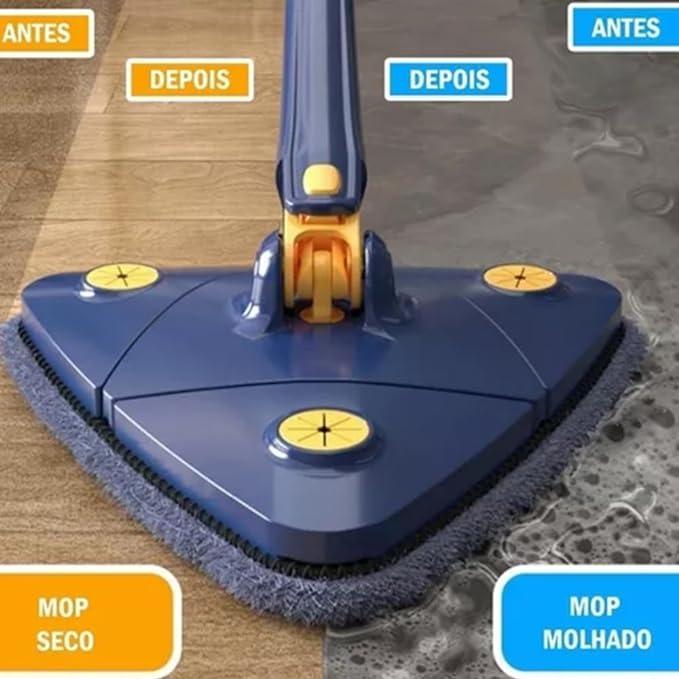 Rodo Mop Esfregão de Limpeza Rotativo 360°