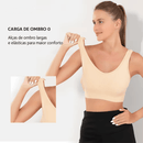 Sutiã Esportivo Feminino | Top Hanes para Academia Sem Costura nas Laterais