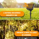 Pisca Pisca Natal Fio de Fada - A Prova de Água, Recarga Solar