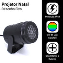 Projetor de Led Natal - Desenhos Natalinos Dinâmicos