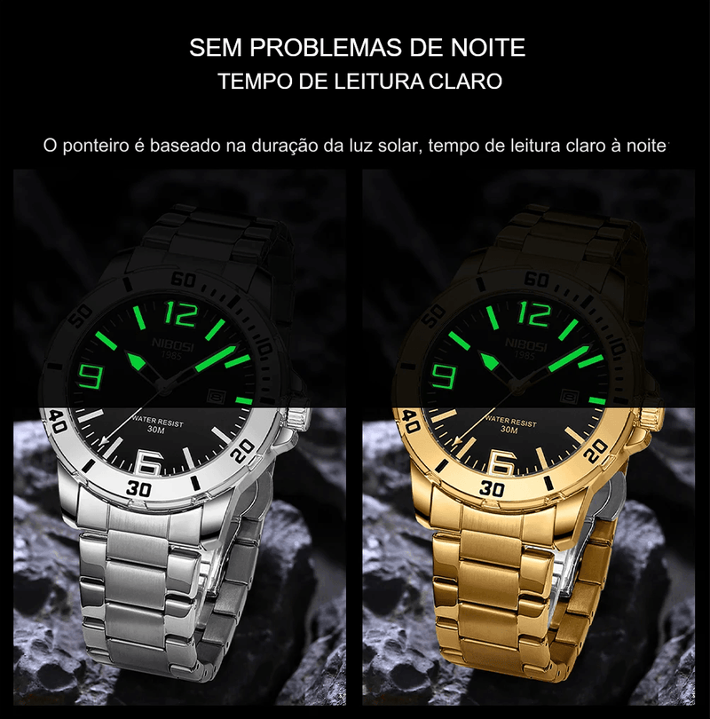 Relógio de Quartzo Masculino à prova d'água | Imperius Quartz™