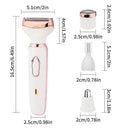 DepiBeauty Pro - Depilador Multifuncional 4 em 1 Recarregável