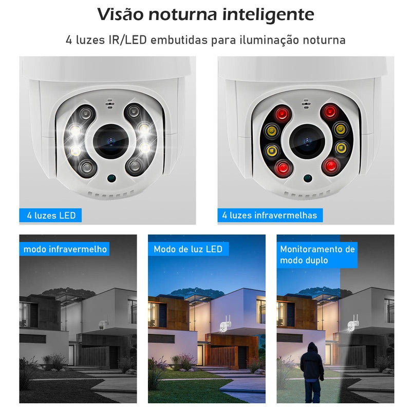 Câmera de Segurança IP Wifi Inteligente