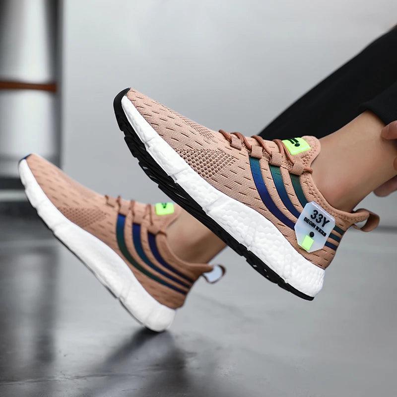 AeroStep - Tênis de Malha Fitness Respirável Unissex