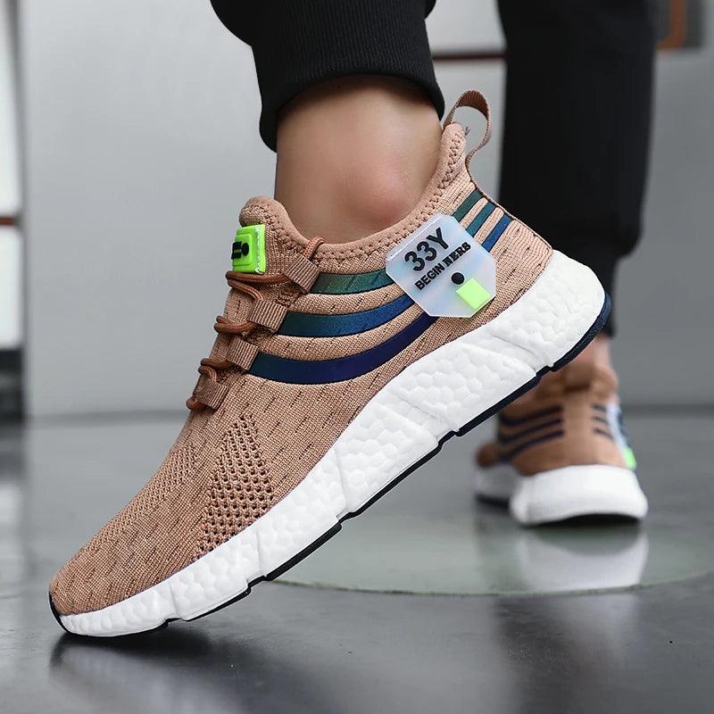 AeroStep - Tênis de Malha Fitness Respirável Unissex