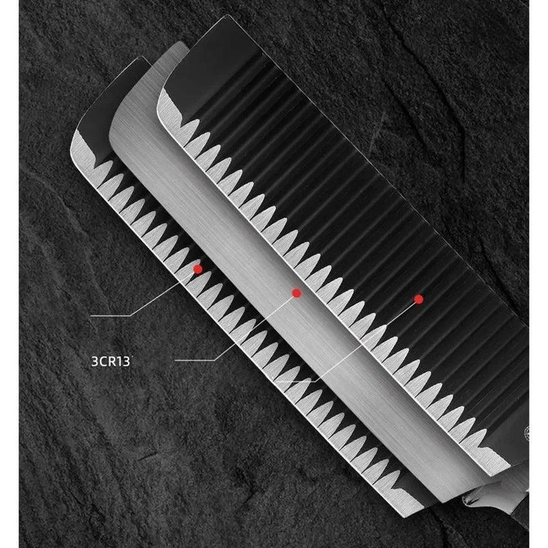 ChefSet 6 em 1 - Jogo de Facas Cozinha 6 Peças Inox Preto
