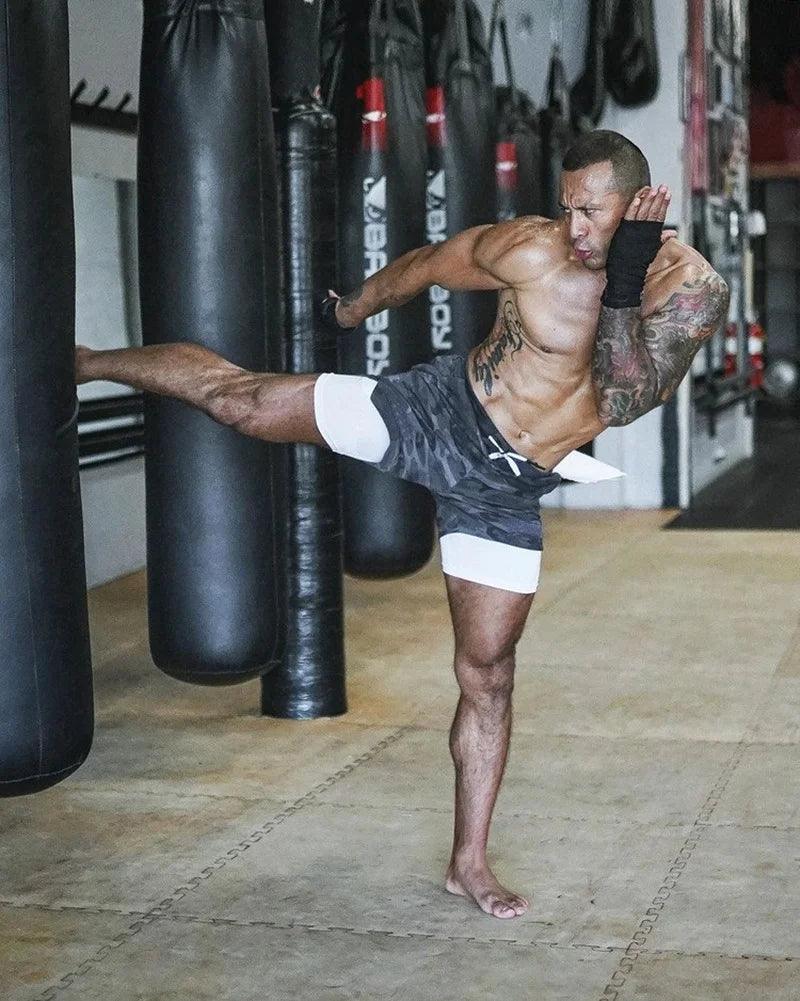 Short Fitness Masculino 2 em 1 Premium