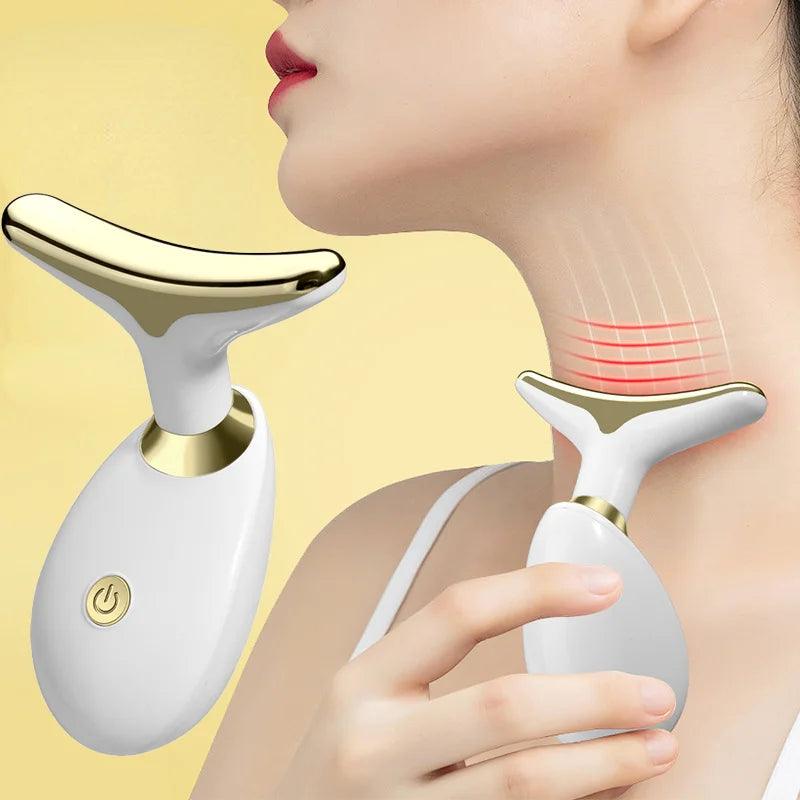 Massageador Facial Anti Rugas Rosto e Pescoço Rejuvenescimento