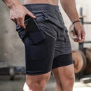 Short Fitness Masculino 2 em 1 Premium