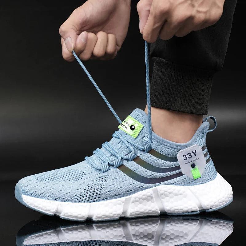 AeroStep - Tênis de Malha Fitness Respirável Unissex