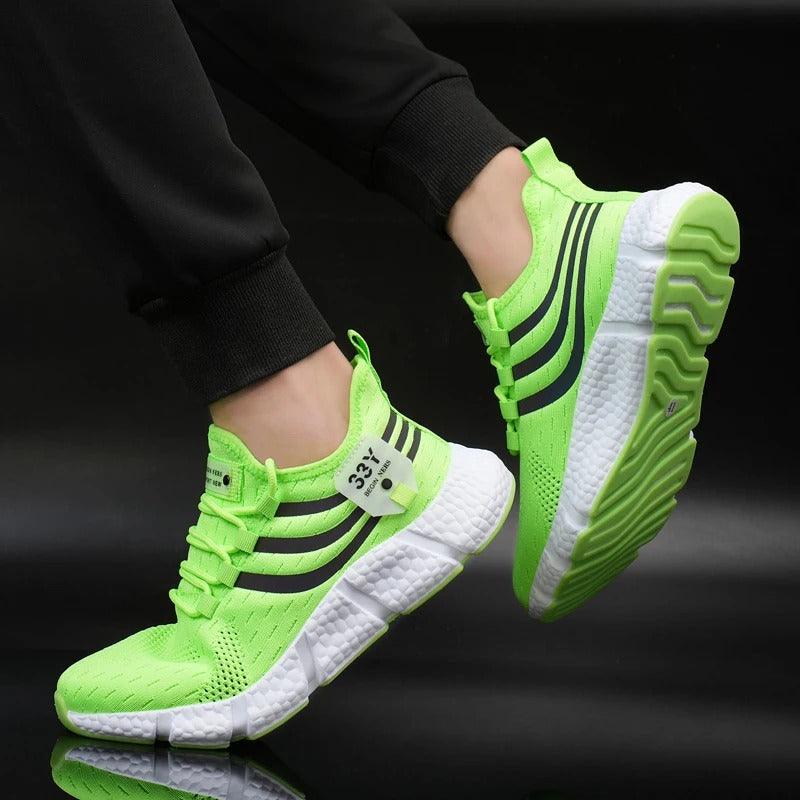 AeroStep - Tênis de Malha Fitness Respirável Unissex