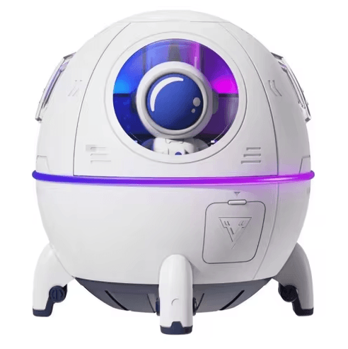 Umidificador e Luminária Cápsula Espacial Astronauta USB