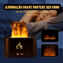 UmidiFlames - Umidificador Difusor com Luz Noturna, Simulador de Chamas Lareira