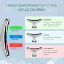 VivaSkin Pro - Massageador Facial Anti Rugas Rosto Pescoço com Laser Fotón de LED
