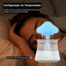 AquaNuvem - Umidificador Nuvem com Gotas Som de Chuva Relaxante