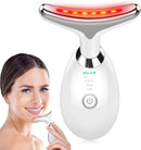 VivaSkin Pro - Massageador Facial Anti Rugas Rosto Pescoço com Laser Fotón de LED