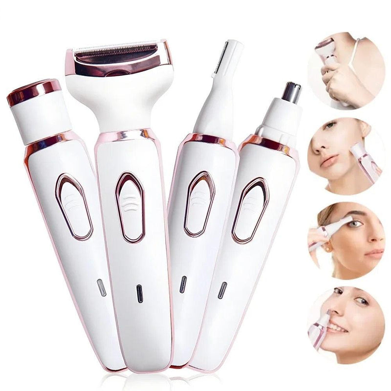 DepiBeauty Pro - Depilador Multifuncional 4 em 1 Recarregável