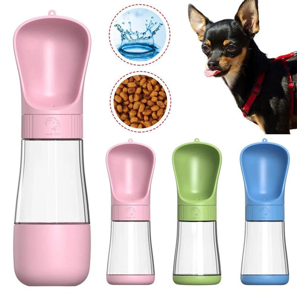 AquaPet 2 em 1 - Garrafa de Água 2 em 1 para Pets