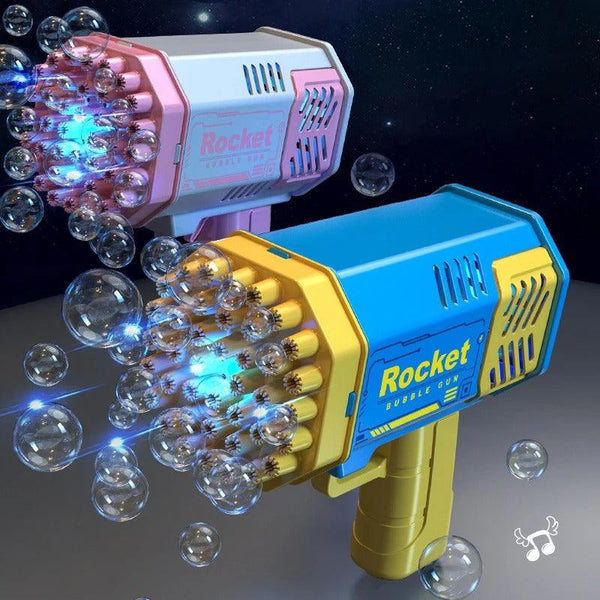 BubbleGun - Arma Bazuca de Bolhas Elétrica Infantil