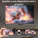 CineCast Pro - Projetor Portátil Inteligente com Android 11 Wifi 4k