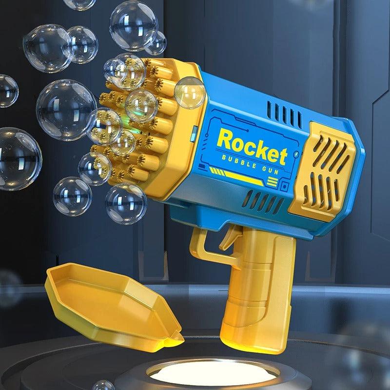 BubbleGun - Arma Bazuca de Bolhas Elétrica Infantil