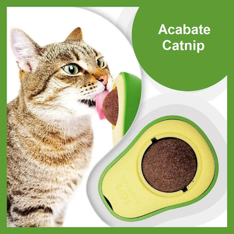 Abacate de Brinquedo com Catnip Natural para Gatos