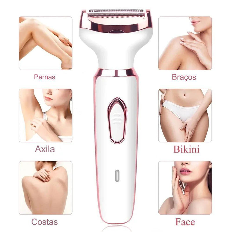 DepiBeauty Pro - Depilador Multifuncional 4 em 1 Recarregável
