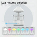 AquaNuvem - Umidificador Nuvem com Gotas Som de Chuva Relaxante