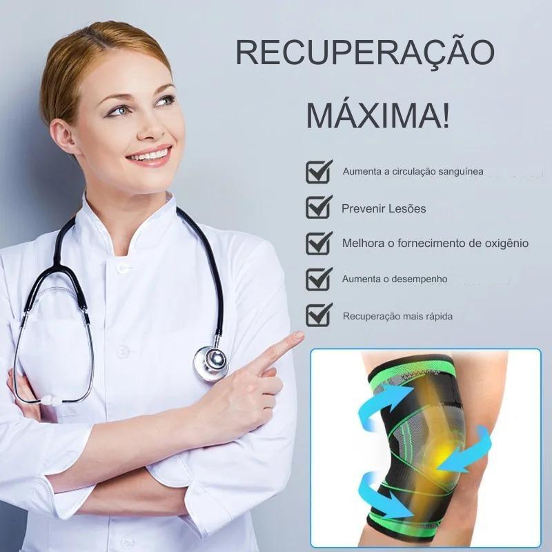 Joelheira de Compressão Esportiva Ajustável