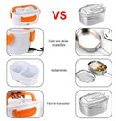 Lancheira Elétrica - Marmita Aquecedora de Alimentos com 2 Compartimentos